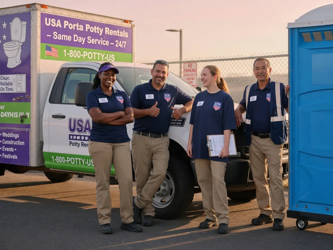 Porta Potty Rental company in Harrisonville, PA